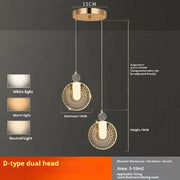 Light Luxury Bedroom Bedside Chandelier