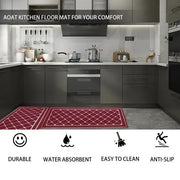 Kitchen Mat Cushioned Kitchen Rugs Non-Skid