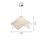 Bedroom Light Yarn Petal Chandelier