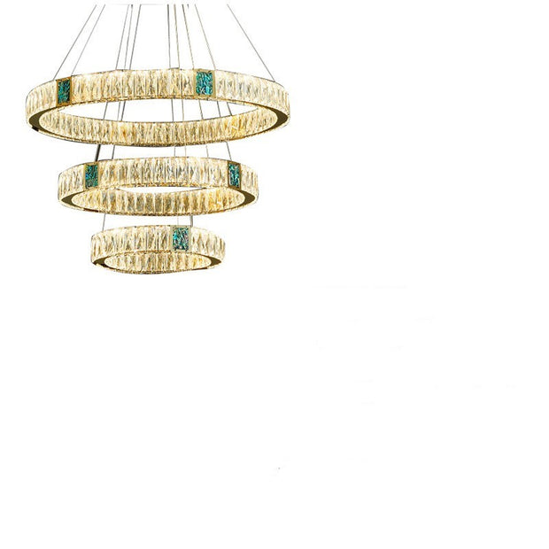 Light Luxury Crystal Chandelier Living Dining Room