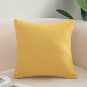Solid Color Cotton And Linen Sofa Pillow Cases