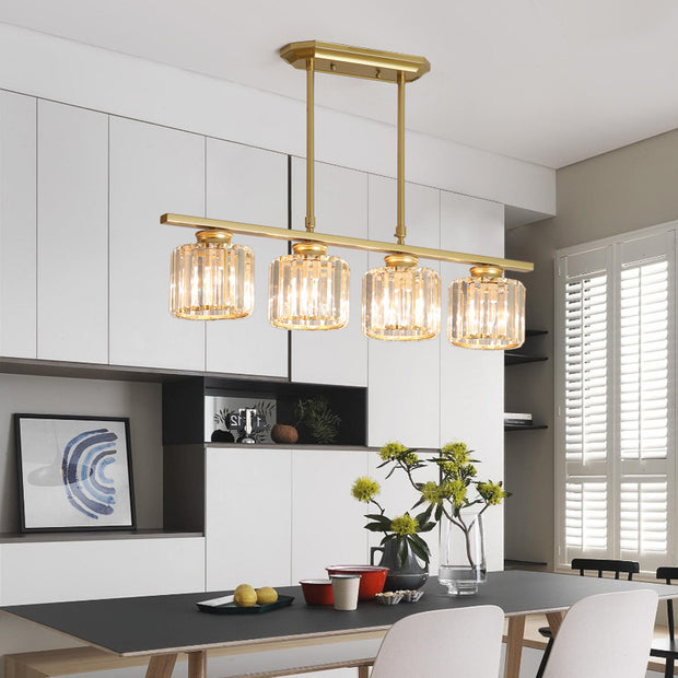 Light Luxury Elegant Crystal Dining Table Chandelier