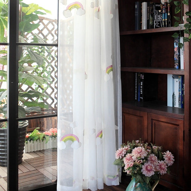 Rainbow Mesh Curtains