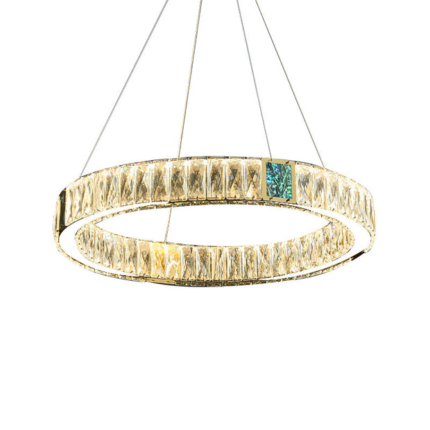 Light Luxury Crystal Chandelier Living Dining Room